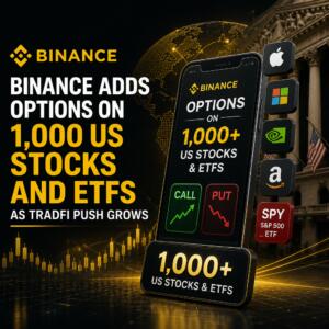 Binance Adds Options on 1,000 US Stocks and ETFs as TradFi Push Grows Binance Adds Options On 1,000 Us Stocks And Etfs As Tradfi Push Grows