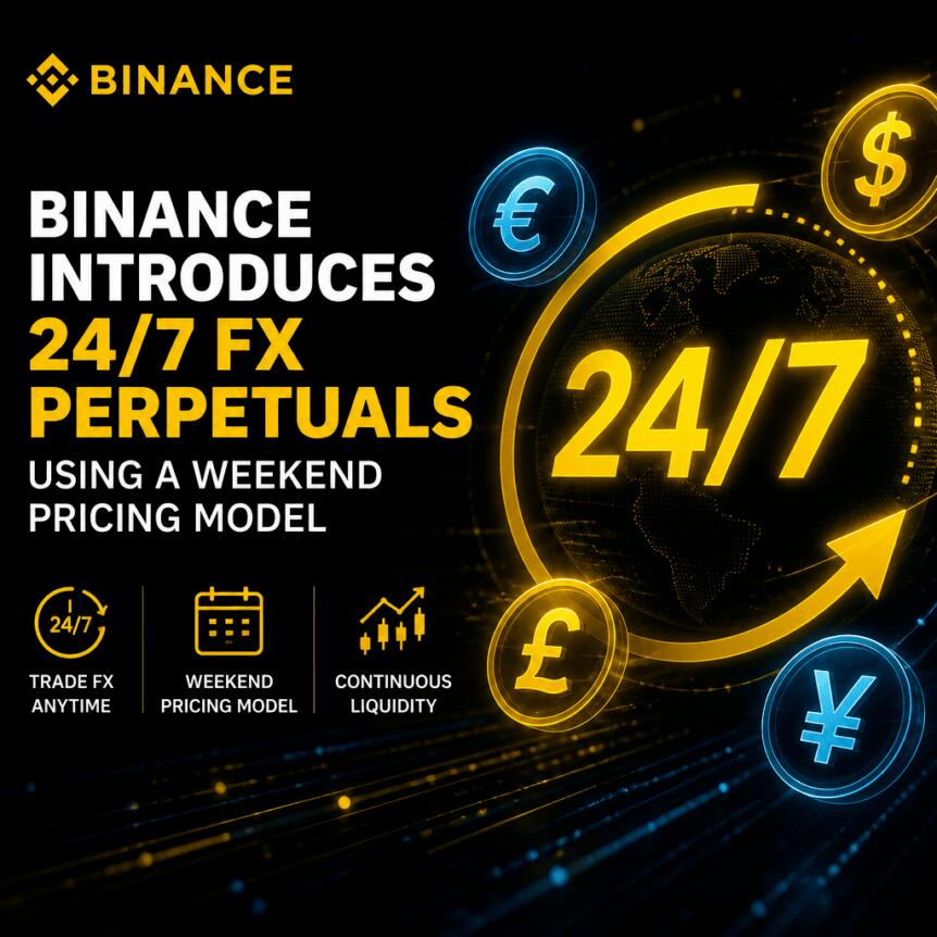 Binance Introduces 24/7 Fx Perpetuals Using A Weekend Pricing Model