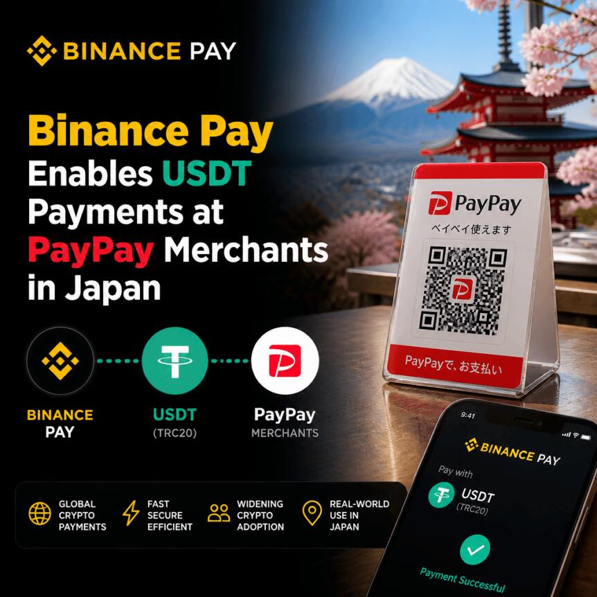 Binance Pay Enables USDT Payments at PayPay Merchants in Japan Binance Pay Enables Usdt Payments At Paypay Merchants In Japan