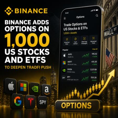 Binance Adds Options On 1,000 Us Stocks And Etfs To Deepen Tradfi Push