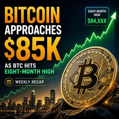 Bitcoin Approaches $85k As Btc Hits Eight-Month High: Weekly Recap