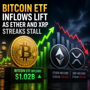 Bitcoin ETF Inflows Lift as Ether and XRP Streaks Stall Bitcoin Etf Inflows Lift As Ether And Xrp Streaks Stall