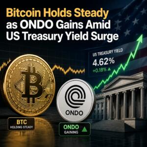 Bitcoin Holds Steady As Ondo Gains Amid Us Treasury Yield Surge