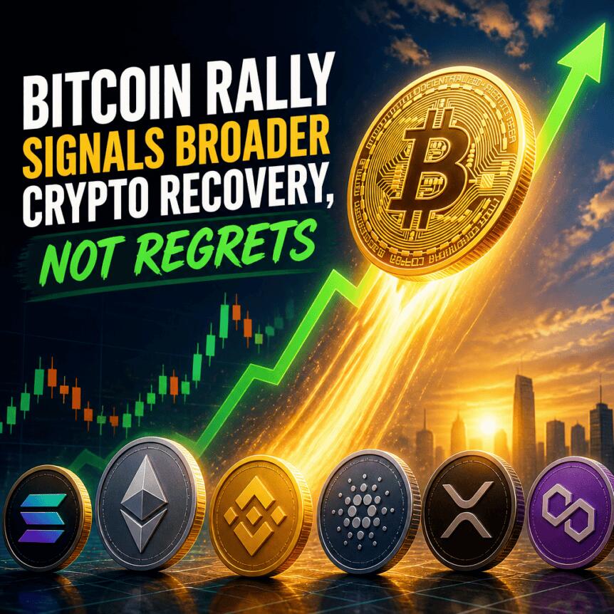 Bitcoin Rally Signals Broader Crypto Recovery, Not Regrets