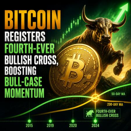 Bitcoin Registers Fourth-Ever Bullish Cross, Boosting Bull-Case Momentum