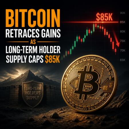 Bitcoin Retraces Gains as Long-Term Holder Supply Caps $85K Bitcoin Retraces Gains As Long-Term Holder Supply Caps $85k