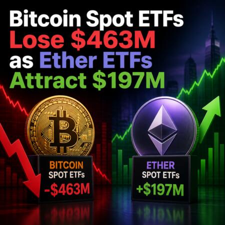 Bitcoin Spot ETFs Lose $463M as Ether ETFs Attract $197M Bitcoin Spot Etfs Lose $463m As Ether Etfs Attract $197m