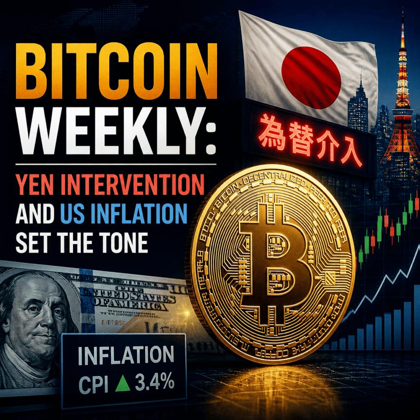 Bitcoin Weekly: Yen Intervention and US Inflation Set the Tone Bitcoin Weekly: Yen Intervention And Us Inflation Set The Tone