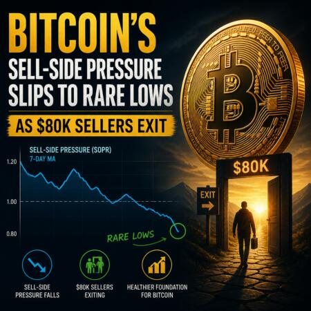 Bitcoin’s sell-side pressure slips to rare lows as $80K sellers exit Bitcoin’s Sell-Side Pressure Slips To Rare Lows As $80k Sellers Exit