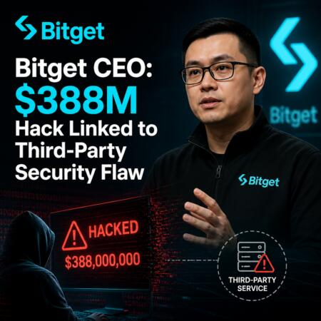 Bitget CEO: $388M Hack Linked to Third-Party Security Flaw Bitget Ceo: $388m Hack Linked To Third-Party Security Flaw