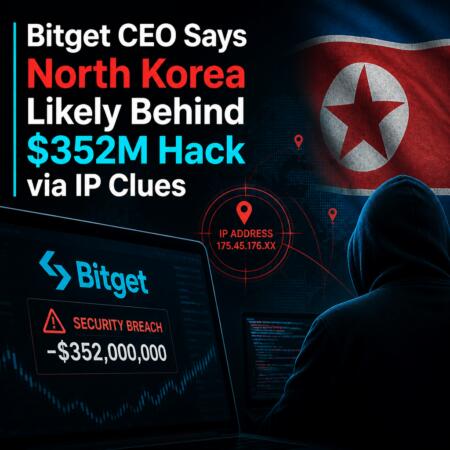 Bitget CEO Says North Korea Likely Behind $352M Hack via IP Clues Bitget Ceo Says North Korea Likely Behind $352m Hack Via Ip Clues