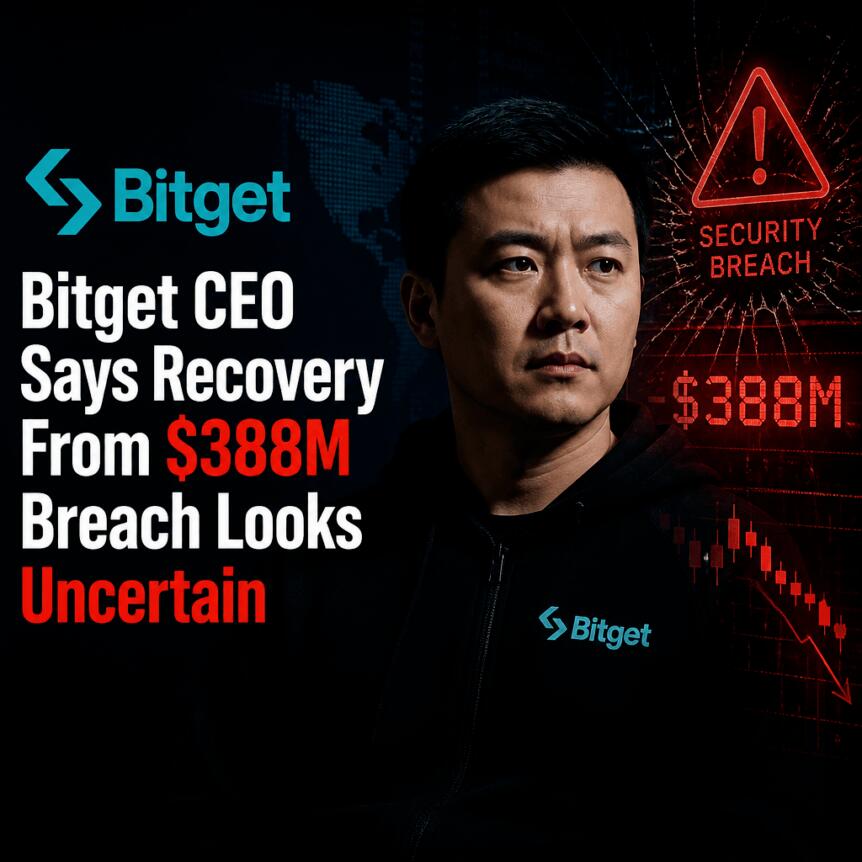 Bitget Ceo Says Recovery From $388m Breach Looks Uncertain