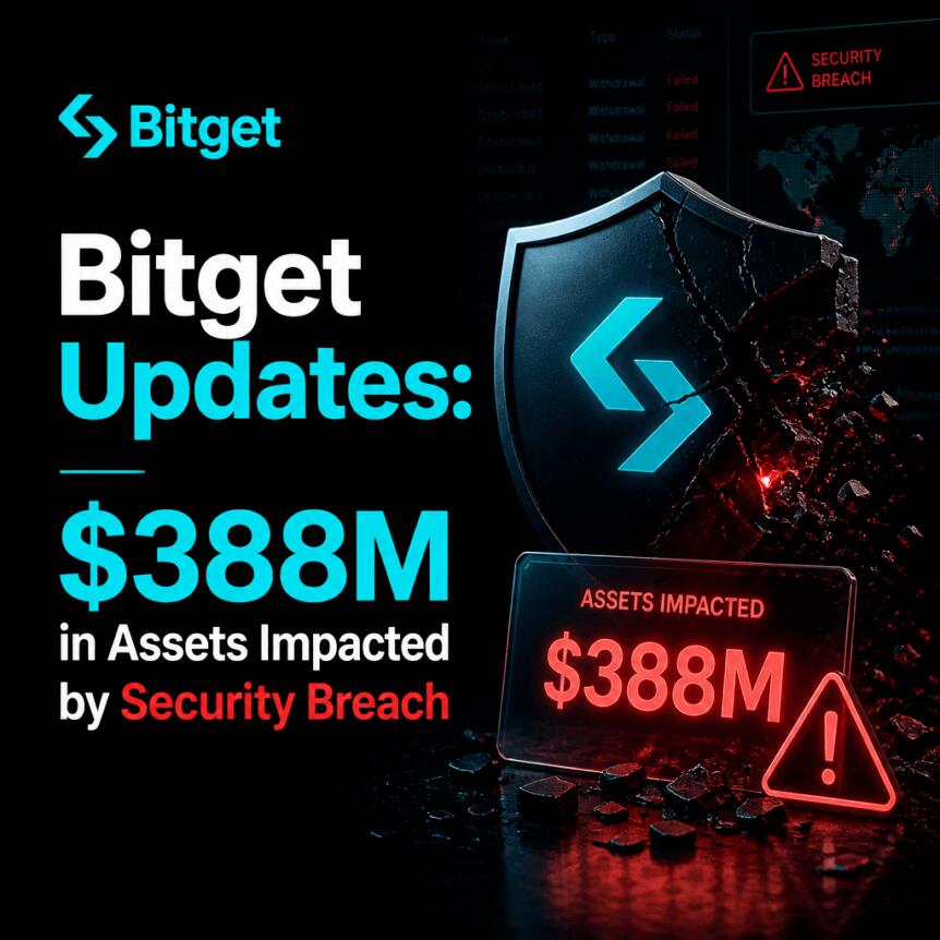 Bitget Updates: $388M in Assets Impacted by Security Breach Bitget Updates: $388m In Assets Impacted By Security Breach