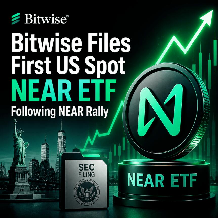 Bitwise Files First US Spot NEAR ETF Following NEAR Rally Bitwise Files First Us Spot Near Etf Following Near Rally