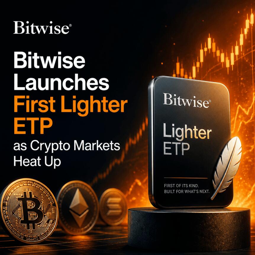 Bitwise Launches First Lighter ETP as Crypto Markets Heat Up Bitwise Launches First Lighter Etp As Crypto Markets Heat Up