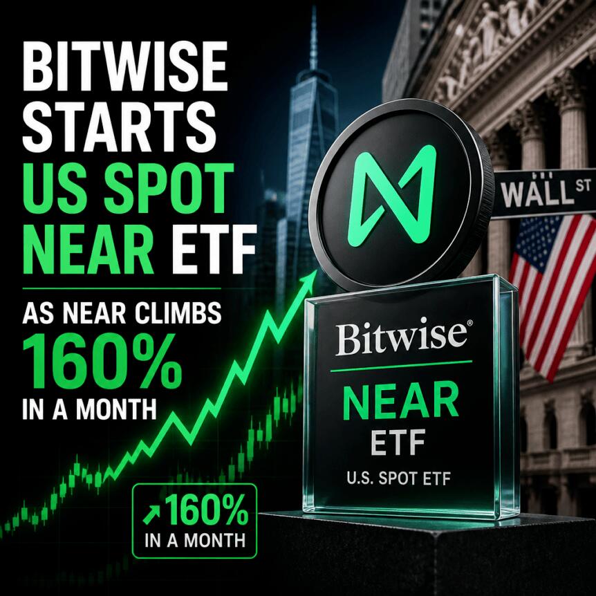 Bitwise Starts Us Spot Near Etf As Near Climbs 160% In A Month