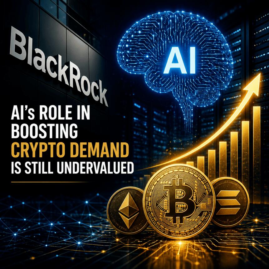 BlackRock Says AI’s Role in Boosting Crypto Demand Is Still Undervalued