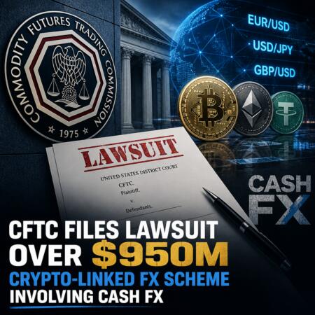 CFTC Files Lawsuit Over $950M Crypto-Linked FX Scheme Involving Cash FX Cftc Files Lawsuit Over $950m Crypto-Linked Fx Scheme Involving Cash Fx