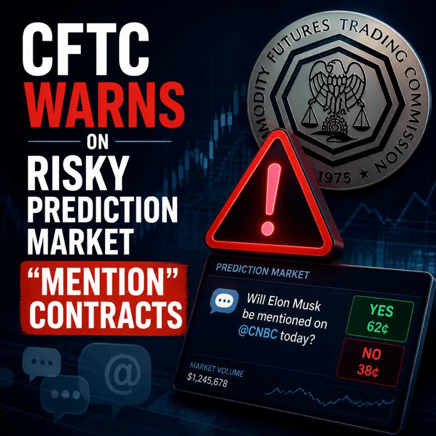 CFTC Warns on Risky Prediction Market “Mention” Contracts
