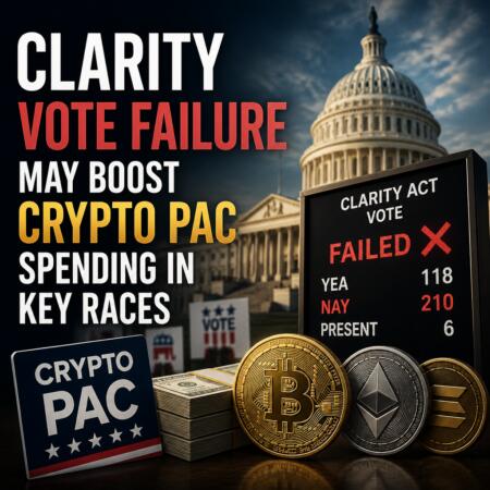 CLARITY Vote Failure May Boost Crypto PAC Spending in Key Races Clarity Vote Failure May Boost Crypto Pac Spending In Key Races
