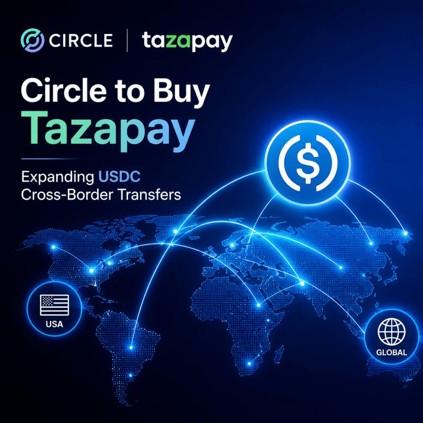 Circle to Buy Tazapay, Expanding USDC Cross-Border Transfers Circle To Buy Tazapay, Expanding Usdc Cross-Border Transfers