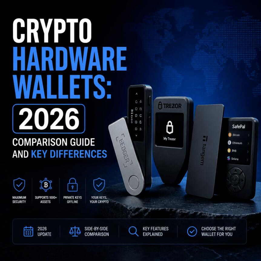 Crypto Hardware Wallets: 2026 Comparison Guide and Key Differences Crypto Hardware Wallets: 2026 Comparison Guide And Key Differences