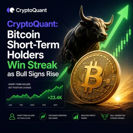 CryptoQuant: Bitcoin Short-Term Holders Win Streak as Bull Signs Rise Cryptoquant: Bitcoin Short-Term Holders Win Streak As Bull Signs Rise