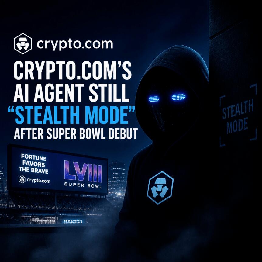 Crypto.com’s AI Agent Still “Stealth Mode” After Super Bowl Debut Crypto.com’s Ai Agent Still “stealth Mode” After Super Bowl Debut