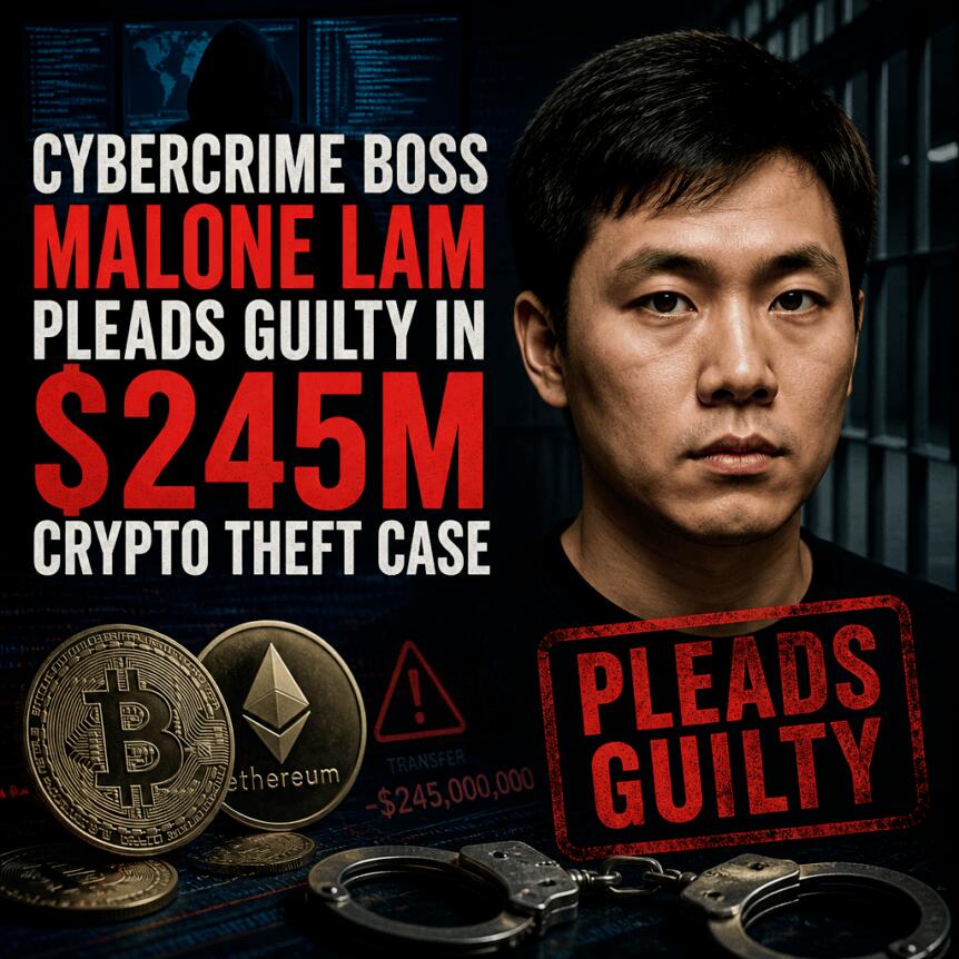 Cybercrime Boss Malone Lam Pleads Guilty in $245M Crypto Theft Case Cybercrime Boss Malone Lam Pleads Guilty In $245m Crypto Theft Case