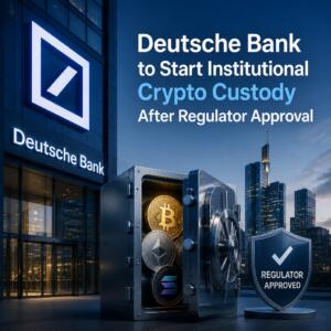 Deutsche Bank To Start Institutional Crypto Custody After Regulator Approval