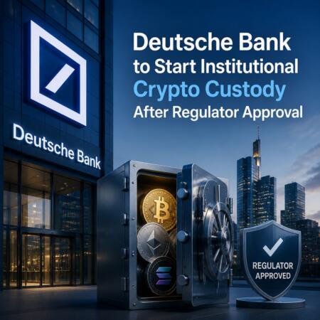 Deutsche Bank to Start Institutional Crypto Custody After Regulator Approval Deutsche Bank To Start Institutional Crypto Custody After Regulator Approval