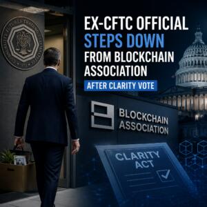 Ex-CFTC Official Steps Down from Blockchain Association After CLARITY Vote Ex-Cftc Official Steps Down From Blockchain Association After Clarity Vote