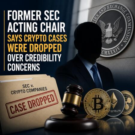 Former SEC Acting Chair Says Crypto Cases Were Dropped Over Credibility Concerns Former Sec Acting Chair Says Crypto Cases Were Dropped Over Credibility Concerns