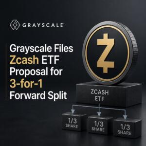 Grayscale Files Zcash ETF Proposal for 3-for-1 Forward Split Grayscale Files Zcash Etf Proposal For 3-For-1 Forward Split