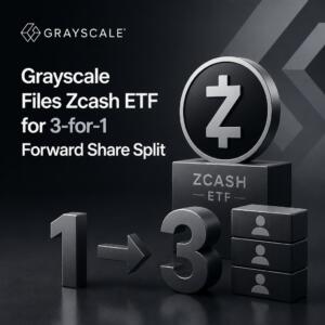Grayscale Files Zcash ETF for 3-for-1 Forward Share Split Grayscale Files Zcash Etf For 3-For-1 Forward Share Split