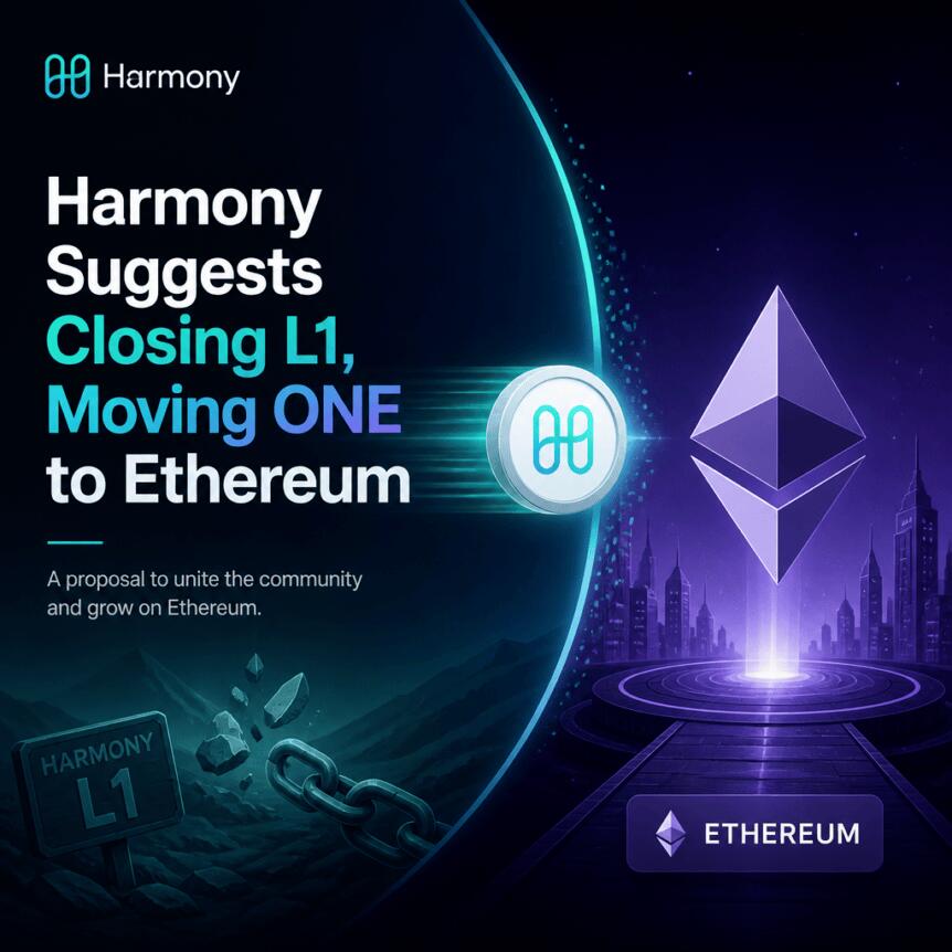 Harmony Suggests Closing L1, Moving One To Ethereum