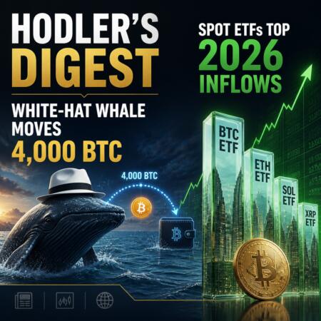Hodler’s Digest: White-hat whale moves 4,000 BTC; spot ETFs top 2026 inflows Hodler’s Digest: White-Hat Whale Moves 4,000 Btc; Spot Etfs Top 2026 Inflows
