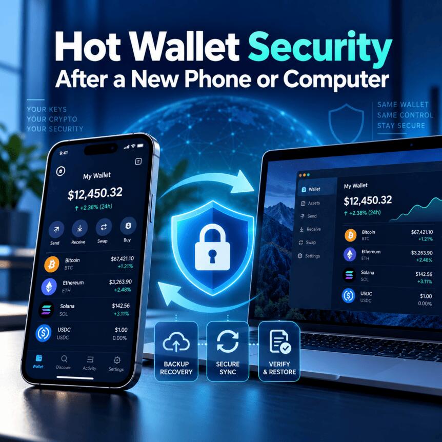 Hot Wallet Security After A New Phone Or Computer