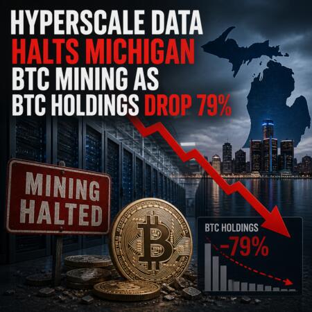 Hyperscale Data Halts Michigan BTC Mining as BTC Holdings Drop 79% Hyperscale Data Halts Michigan Btc Mining As Btc Holdings Drop 79%