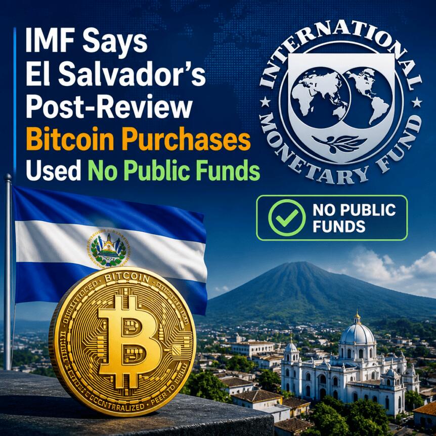 IMF Says El Salvador’s Post-Review Bitcoin Purchases Used No Public Funds Imf Says El Salvador’s Post-Review Bitcoin Purchases Used No Public Funds
