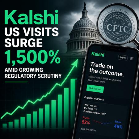 Kalshi Us Visits Surge 1,500% Amid Growing Regulatory Scrutiny