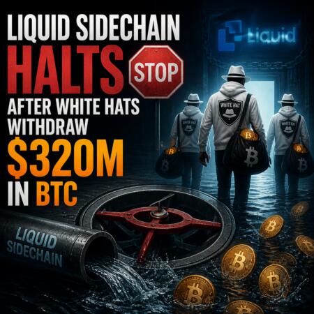 Liquid Sidechain Halts After White Hats Withdraw $320M in BTC Liquid Sidechain Halts After White Hats Withdraw $320m In Btc