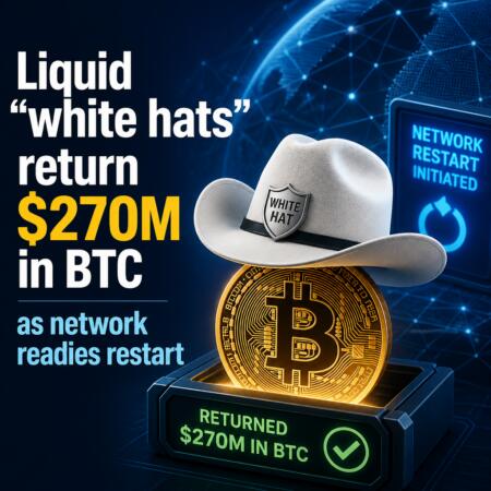 Liquid “white Hats” Return $270m In Btc As Network Readies Restart
