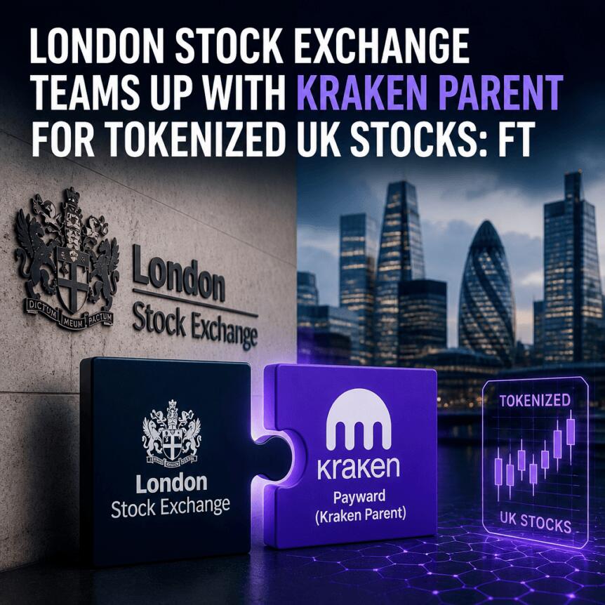 London Stock Exchange Teams Up With Kraken Parent for Tokenized UK Stocks: FT London Stock Exchange Teams Up With Kraken Parent For Tokenized Uk Stocks: Ft