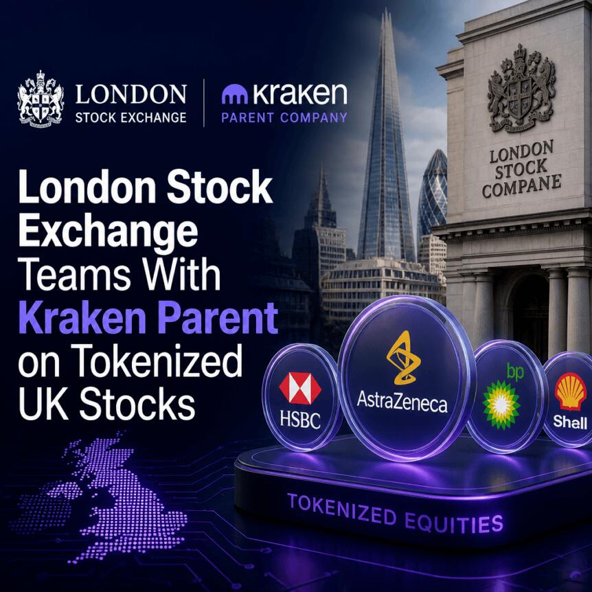 London Stock Exchange Teams With Kraken Parent on Tokenized UK Stocks London Stock Exchange Teams With Kraken Parent On Tokenized Uk Stocks