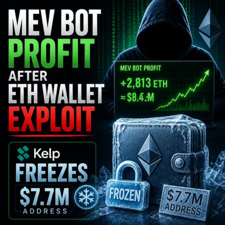 Mev Bot Profit After Eth Wallet Exploit; Kelp Freezes $7.7m Address