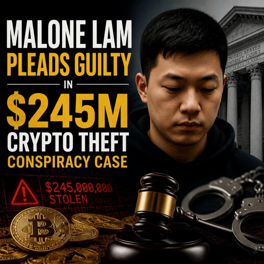 Malone Lam Pleads Guilty In $245m Crypto Theft Conspiracy Case