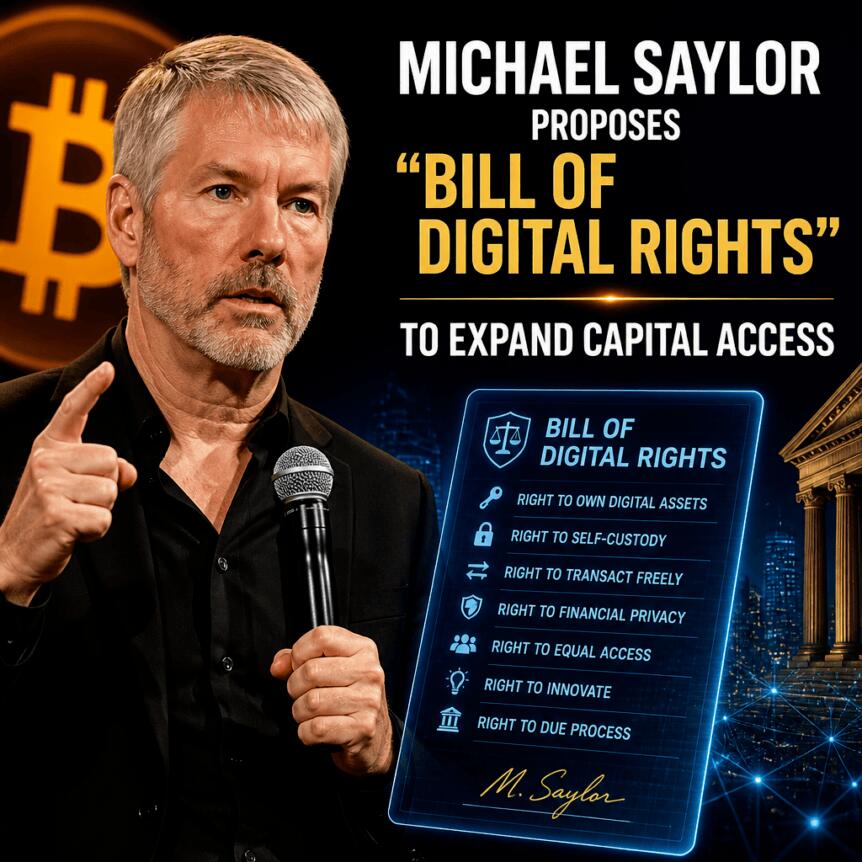 Michael Saylor Proposes “bill Of Digital Rights” To Expand Capital Access