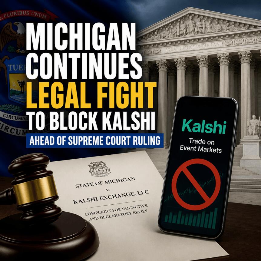 Michigan Continues Legal Fight To Block Kalshi Ahead Of Supreme Court Ruling