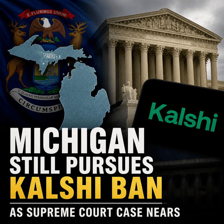Michigan Still Pursues Kalshi Ban as Supreme Court Case Nears Michigan Still Pursues Kalshi Ban As Supreme Court Case Nears